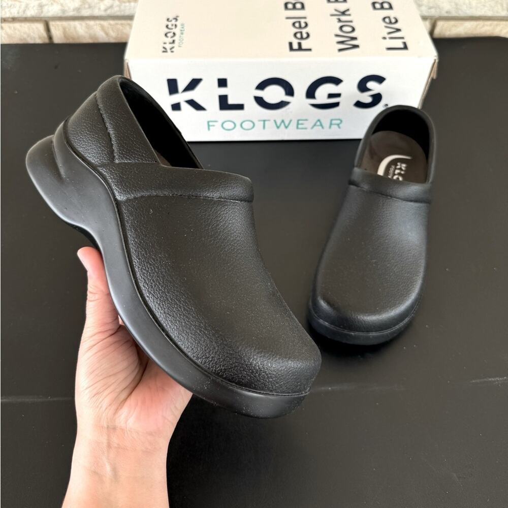 Klogs black water and slip resistant work shoes 6